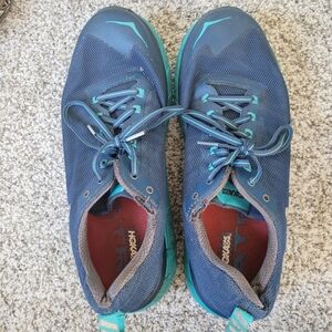 Size 10 Hoka One One Blue Running Shoes